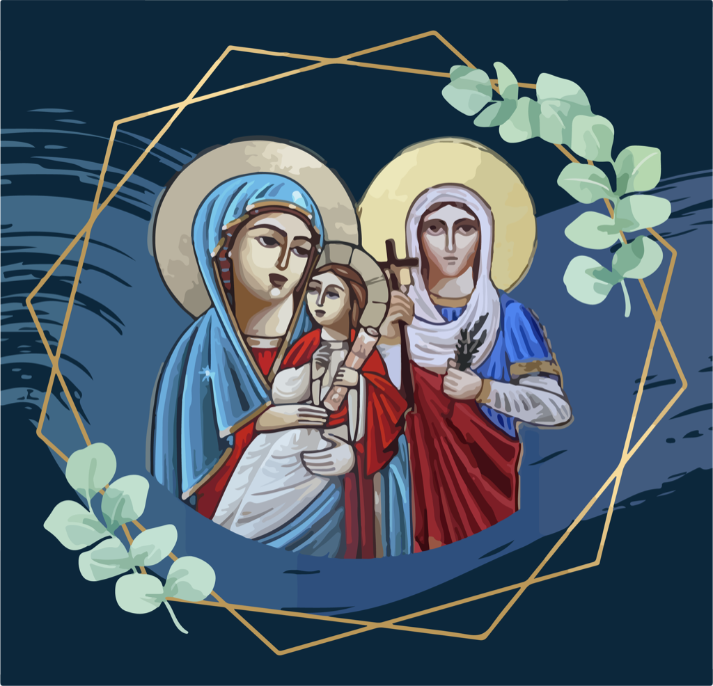 Saint Mary and Saint Marina Coptic Orthodox Church logo